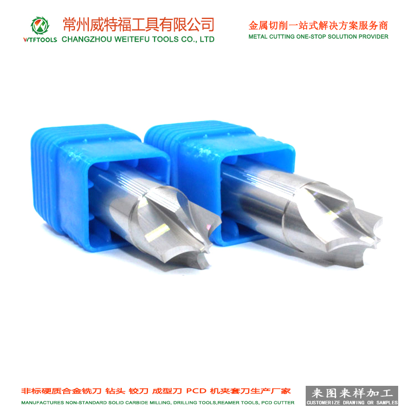 non-standard Tungsten carbide chamfering end mill cutter