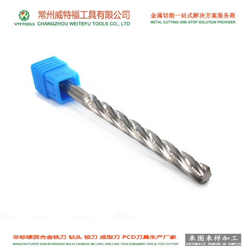 HRC45 carbide straight shank reamer